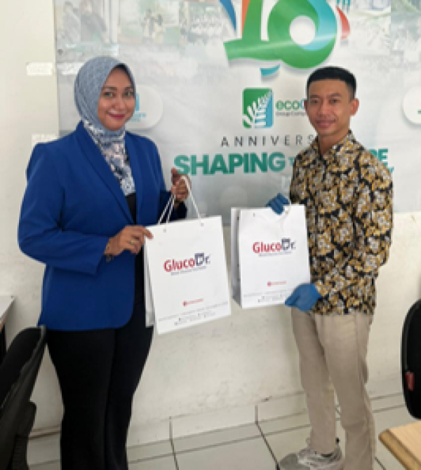 Kegiatan Edukasi Dan Cek Gula Darah Di Kantor  PT. Ecocare Indo Pasifik